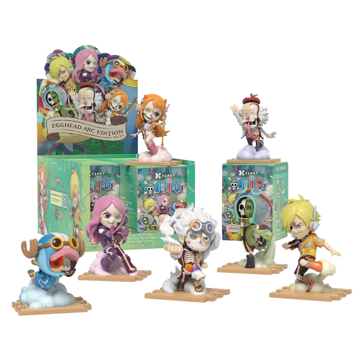 Mighty Jaxx ONE PIECE - Egghead Arc Series Part 2 - XXRay Zestaw 6 Figurek