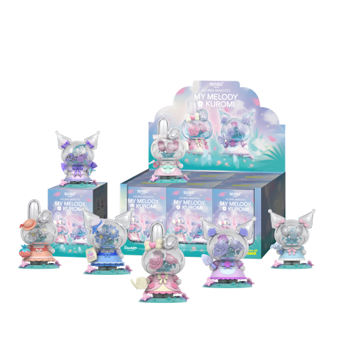 Mighty Jaxx Hello Kitty - My Melody and Kuromi - AZUMA MAKOTO Series Blind Box Display 6 Figures
