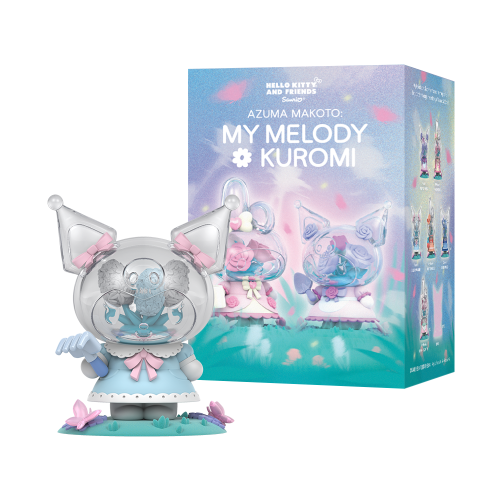Mighty Jaxx Hello Kitty - My Melody and Kuromi - AZUMA MAKOTO Series Blind Box Display 6 Figures
