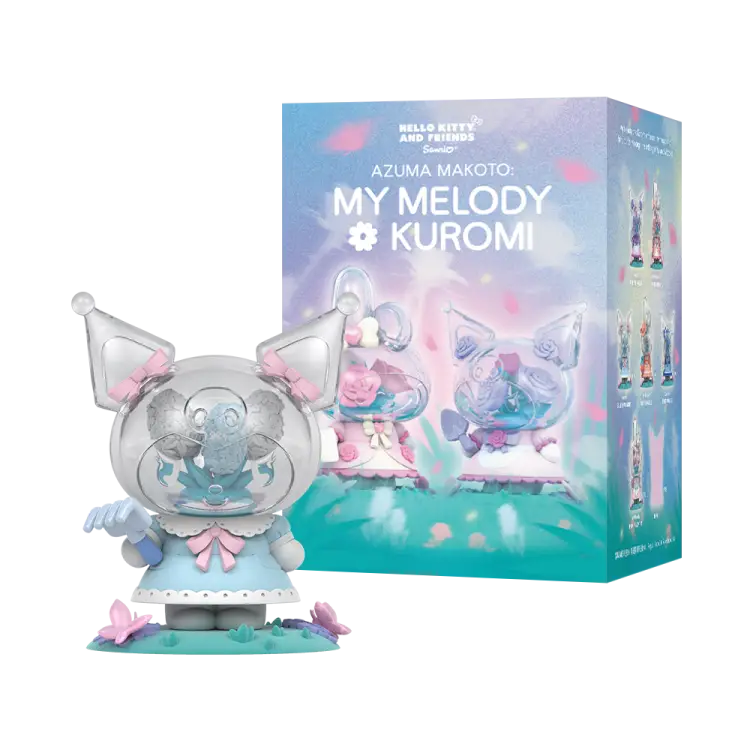 Mighty Jaxx Hello Kitty - My Melody and Kuromi - AZUMA MAKOTO Series Blind Box Display 6 Figures