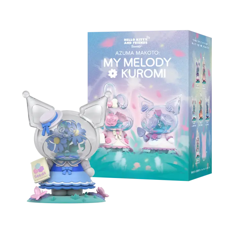 Mighty Jaxx Hello Kitty - My Melody and Kuromi - AZUMA MAKOTO Series Blind Box Display 6 Figures