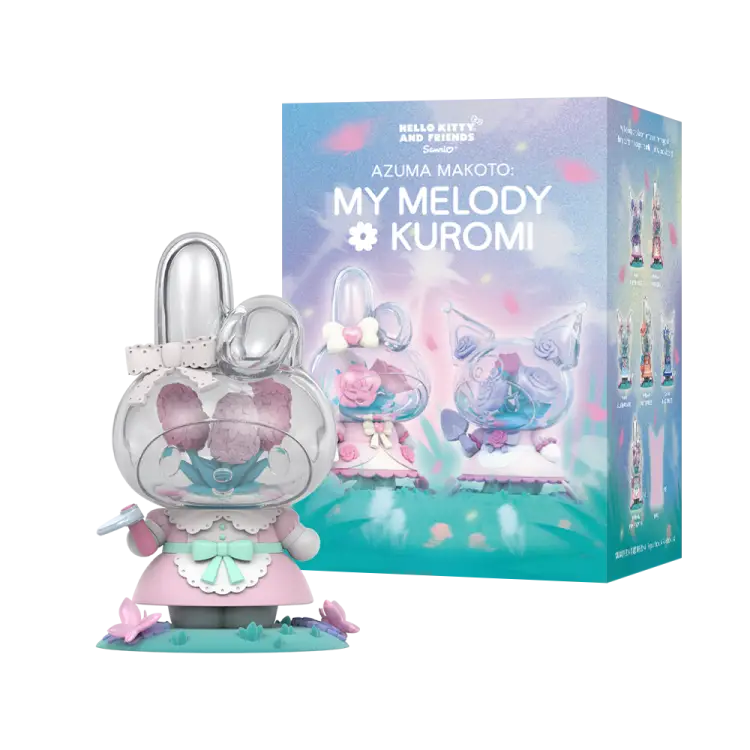 Mighty Jaxx Hello Kitty - My Melody and Kuromi - AZUMA MAKOTO Series Blind Box Display 6 Figures