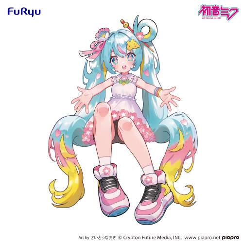 Furyu Hatsune Miku - Hatsune Miku - 10th Anniversary Noodle Stopper Figure