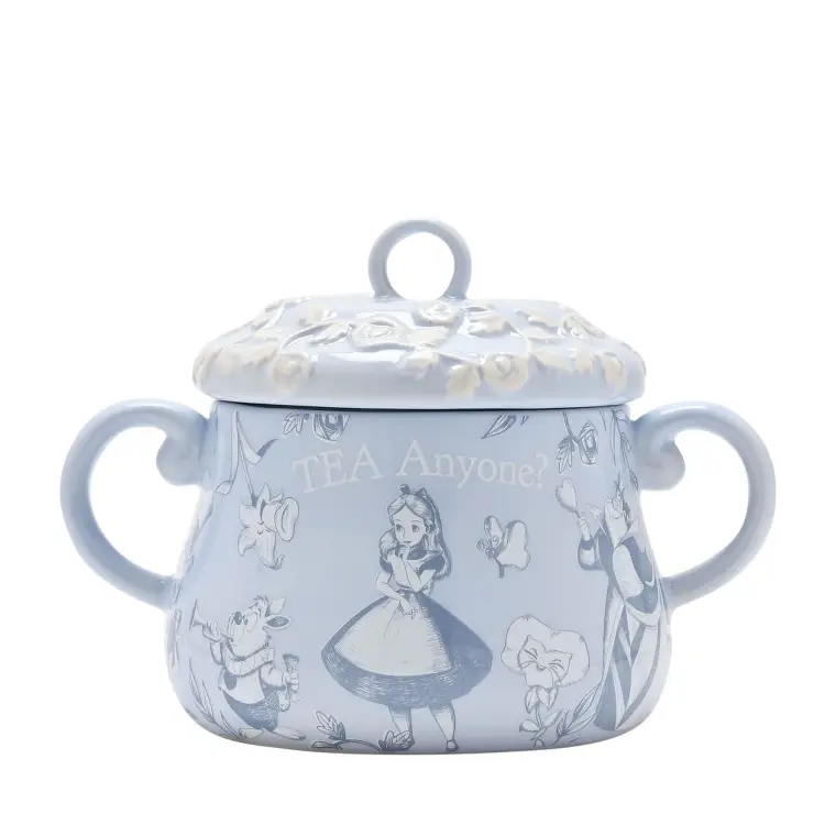 ALICE IN WONDERLAND - Alice - wytłaczany pojemnik na herbatę