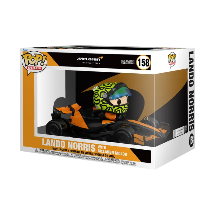 Funko POP! McLaren - Lando Norris - POP Ride Super DLX McLaren MCL39 #158