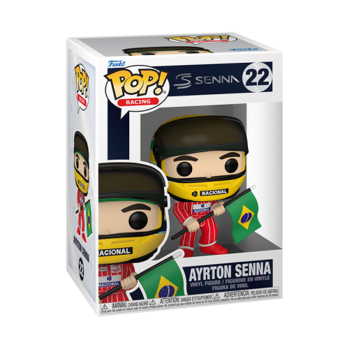 Funko POP! Ayrton Senna - Ayrton Senna - With Brazilian Flag #22