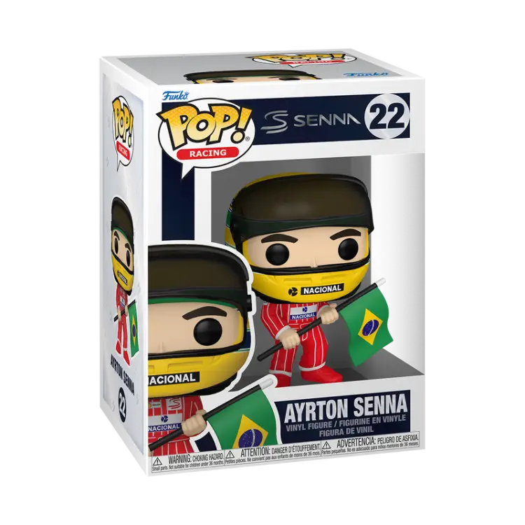 Funko POP! Ayrton Senna - Ayrton Senna - With Brazilian Flag #22