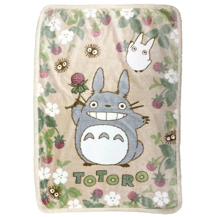 Benelic - My Neighbor Totoro - Totoro Raspberry - Fluffy Blanket 100x140cm