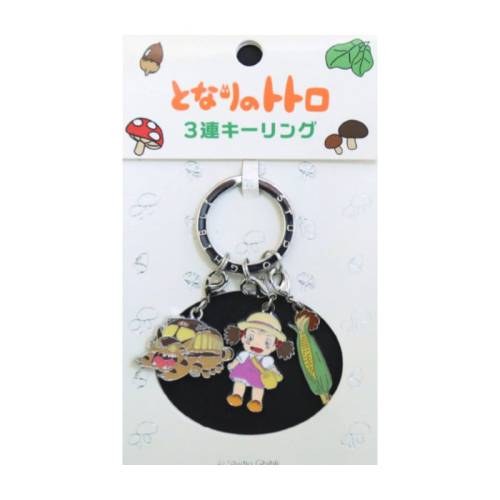 Semic My Neighbor Totoro - Mei, Catbus & Corn - Metal Brelok