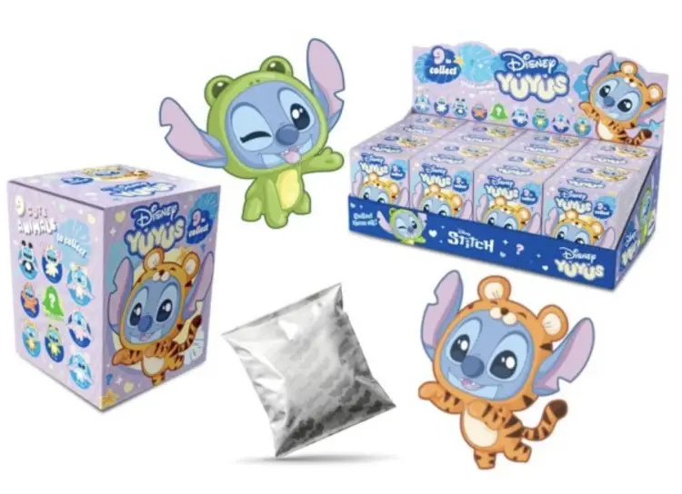 Simba Toys Disney - Stitch & Angel - Zestaw 8 breloków YUYUS 12cm - 8 różnych modeli