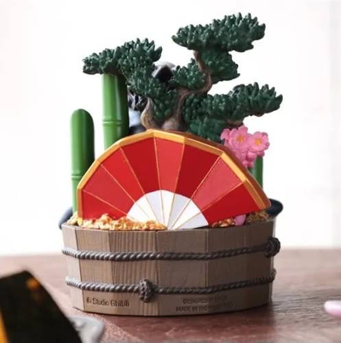 Benelic Ghibli - No Face - Golden Bucket & Bamboos Diorama