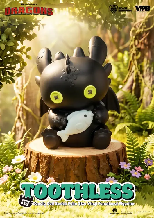 Beast Kingdom HOW TO TRAIN YOUR DRAGON - Toothless - Figurka Skarbonka Winyl