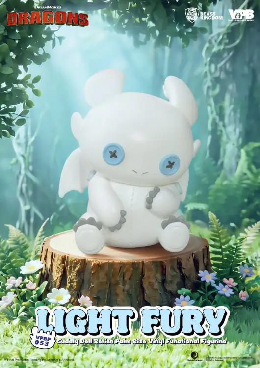 Beast Kingdom How to Train Your Dragon - Light Fury - Figurka Skarbonka Winyl