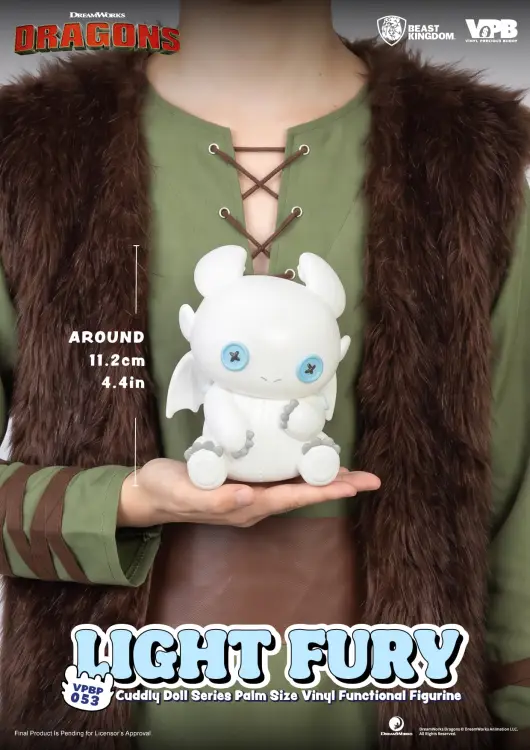 Beast Kingdom How to Train Your Dragon - Light Fury - Figurka Skarbonka Winyl