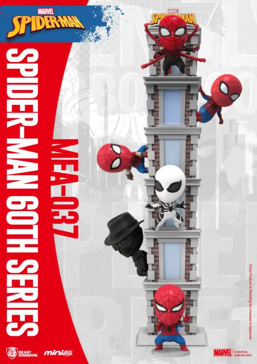 Beast Kingdom Marvel - Spider-Man - 60th Anniversary Series - Zestaw 6 figurek 8 cm