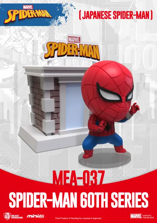Beast Kingdom Marvel - Spider-Man - 60th Anniversary Series - Zestaw 6 figurek 8 cm