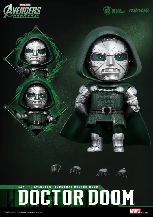 Beast Kingdom Marvel AVENGERS DOOMSDAY - Doctor Doom - Egg Attack Action Figurka
