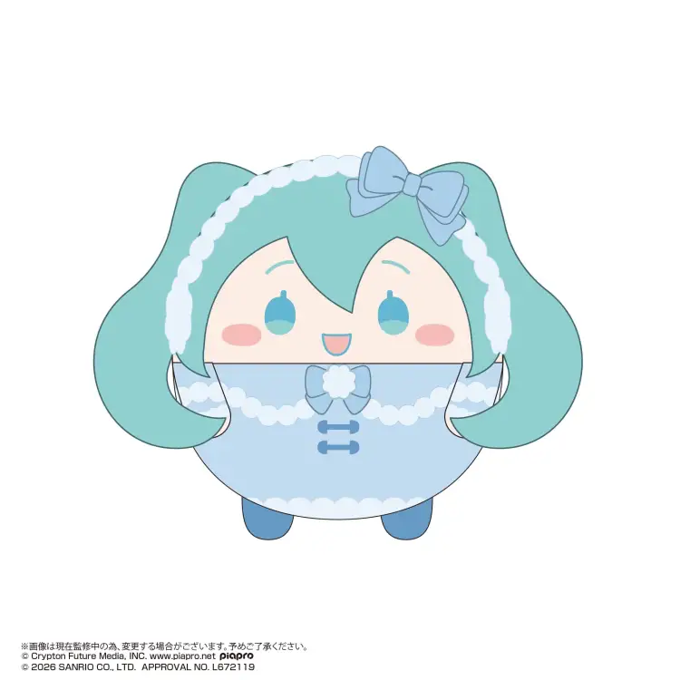 Hatsune Miku x Cinnamoroll - Hatsune Miku & Cinnamoroll - Fuwakororin 4 (6 sztuk) Pluszaków