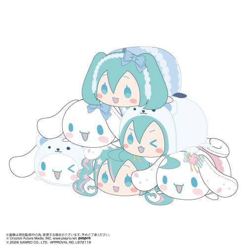 Hatsune Miku X Cinnamoroll - Hatsune Miku & Cinnamoroll - Potekoro Pluszak 4