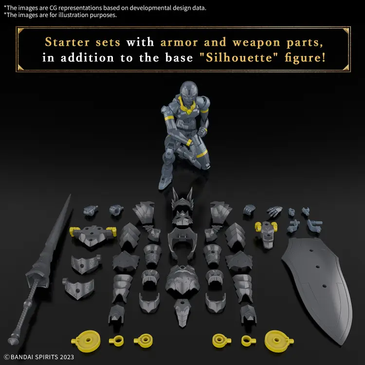 Bandai Model Kit 30MF Gundam - Rosan Lancer - Model Kit