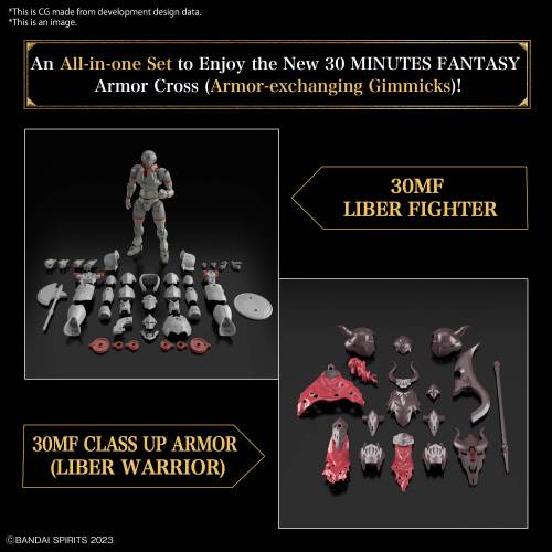Bandai Gundam - Liber Warrior - 30MF Model Kit