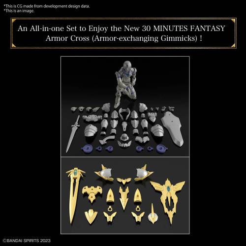 Bandai Model Kit 30MF Gundam - Liber Holy Knight - Zestaw modelarski