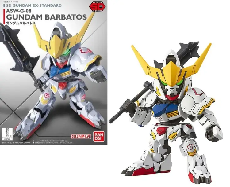 Bandai Model Kit Gundam - Barbatos - SD Gundam Ex-Standard Barbatos Model Kit
