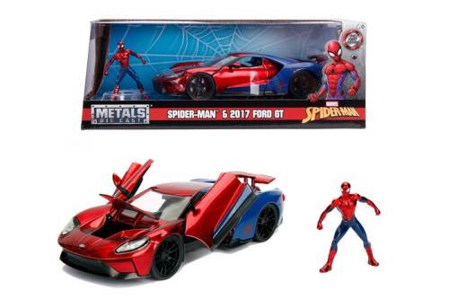 Jada Toys Marvel Spider-Man 2017 Ford GT Die-Cast 1:24 Scale