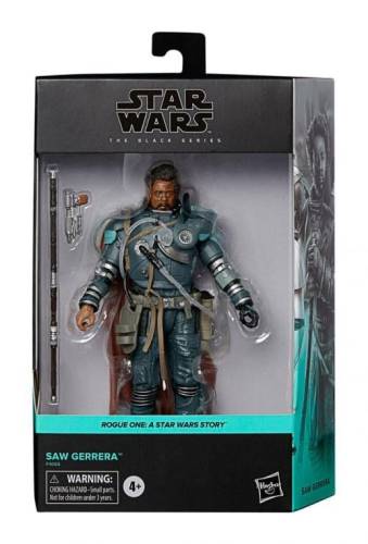 STAR WARS - Saw Gerrera - Figurka Czarna seria Deluxe 2023 15 cm