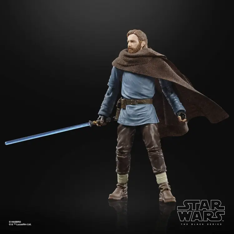 STAR WARS OBI-WAN KENOBI - Ben Kenobi - Figurka czarna seria 15 cm
