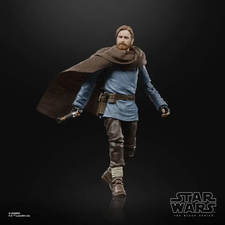 STAR WARS OBI-WAN KENOBI - Ben Kenobi - Figurka czarna seria 15 cm