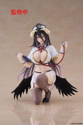 TAITO OVERLORD - Albedo - Nurse Desktop Cute Statue
