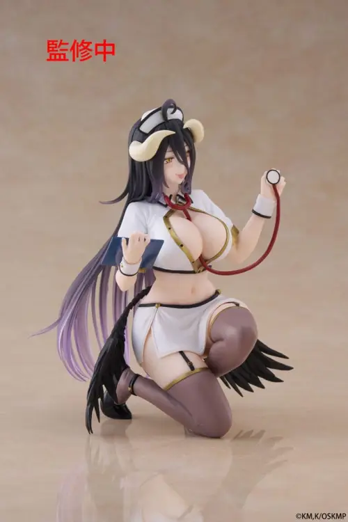 TAITO OVERLORD - Albedo - Nurse Desktop Cute Statue