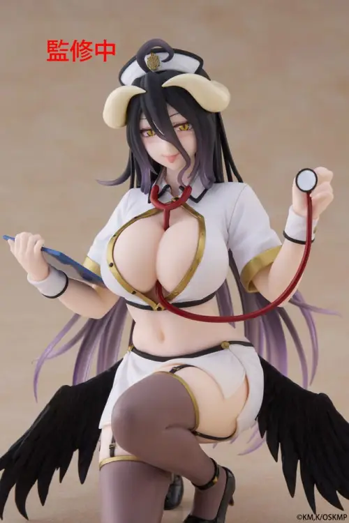 TAITO OVERLORD - Albedo - Nurse Desktop Cute Statue