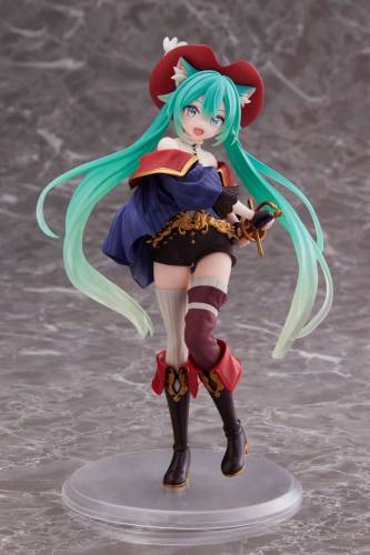 TAITO Hatsune Miku - Hatsune Miku - Miku Puss in Boots - Wonderland Statue