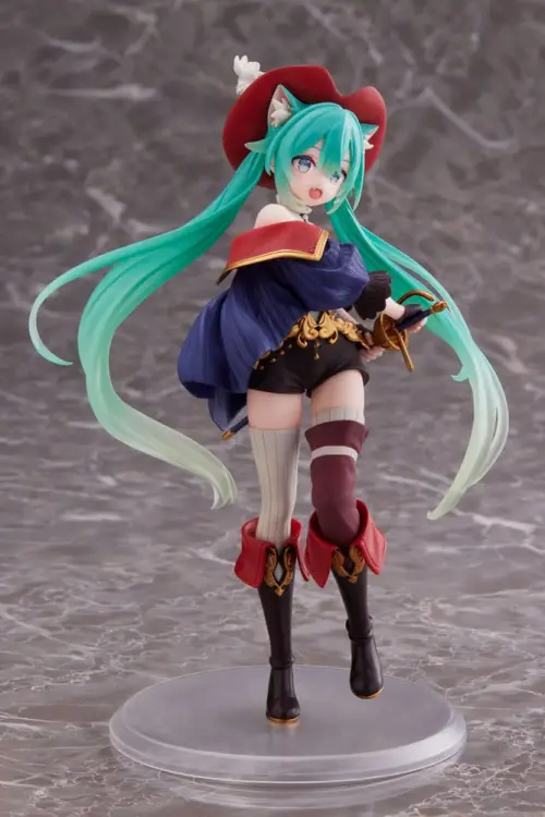 TAITO Hatsune Miku - Hatsune Miku - Miku Puss in Boots - Wonderland Statue