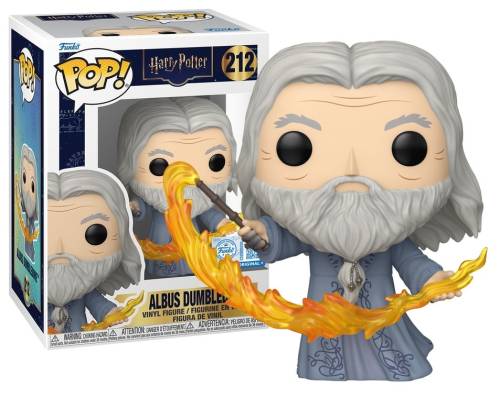 Funko - HARRY POTTER - POP Movies N° 212 - Dumbledore (Flame)