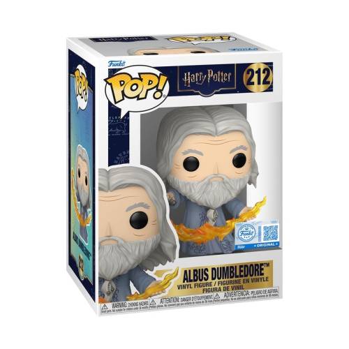 Funko - HARRY POTTER - POP Movies N° 212 - Dumbledore (Flame)