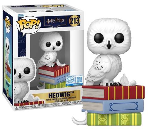 Funko - HARRY POTTER - POP Premium N° 213 - Hedwig on books