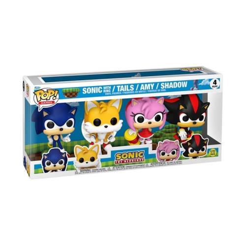 Funko - SONIC - POP Games - 4PK (Glow in the Dark)