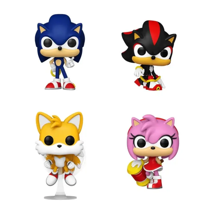 Funko - SONIC - POP Games - 4PK (Glow in the Dark)