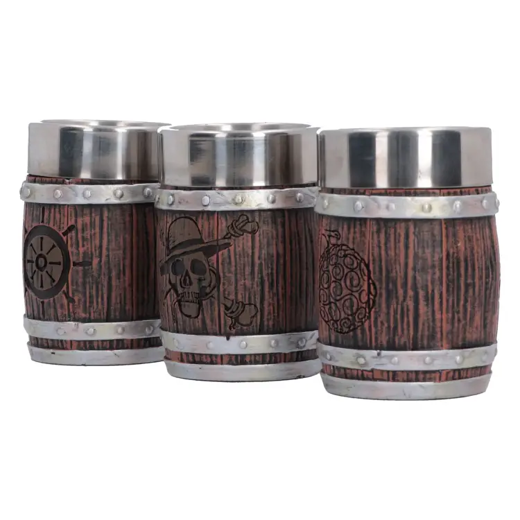 Nemesis - ONE PIECE - Barrel - Set of 3 Shot Glasses