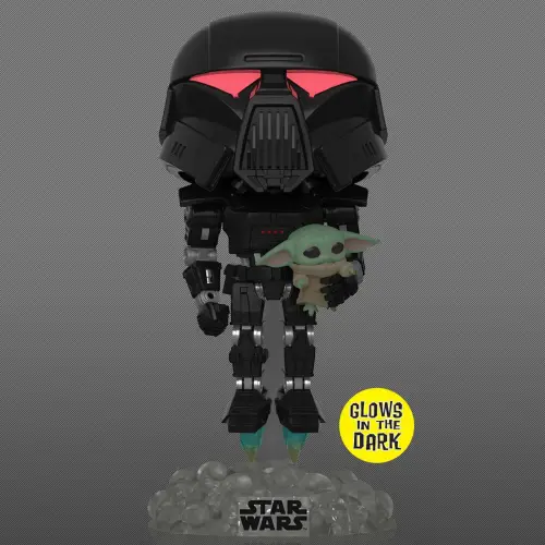 Funko POP! Dark Trooper With Grogu GITD - Star Wars #488