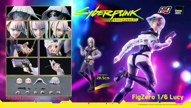 ThreeZero Cyberpunk: Edgerunners - Lucy - FigZero Action Figurka 1/6