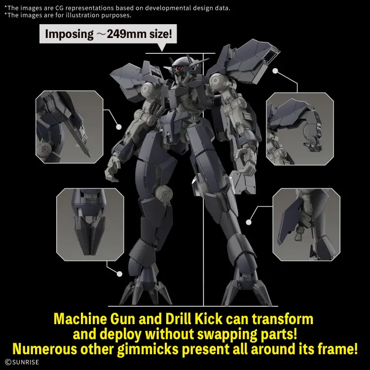 Bandai Model Kit Gundam - Graze Ein - Full Mechanics 1/100 Graze Ein