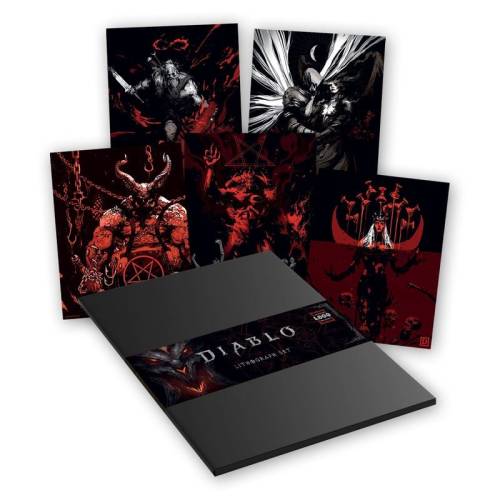 Fanattik Diablo - Litograph Set Limited Edition