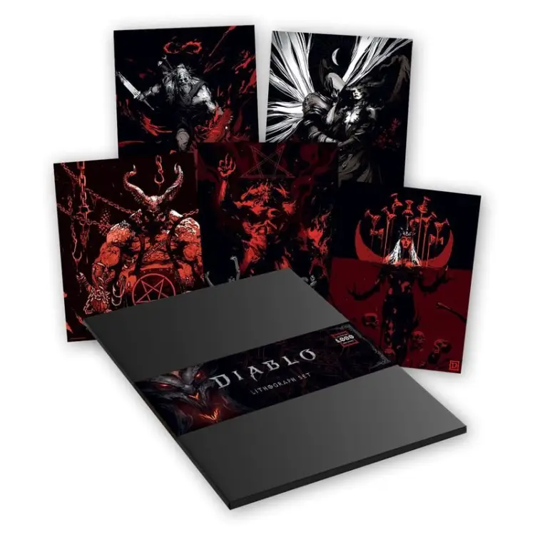 Fanattik Diablo - Litograph Set Limited Edition