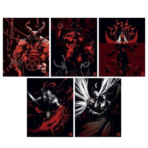 Fanattik Diablo - Litograph Set Limited Edition