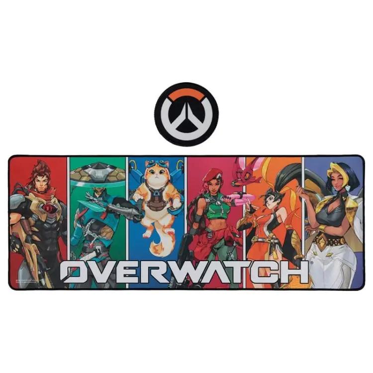 Fanattik Overwatch - Mata na biurko XL + 1 podkładka pod kubek