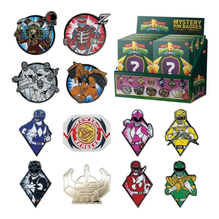Fanattik Power Rangers - Mystery Box 12 Przypinek